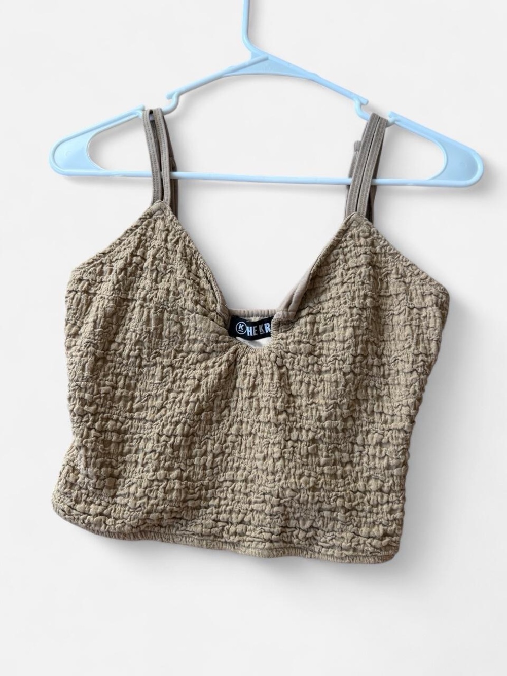 The Kript Y2K Crinkle Top, Size M